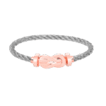 【Valeron Jewelry】CHANCE LARGE 8 FIGURE BUCKLE NO DIAMOND BRACELET ROSE GOLD
