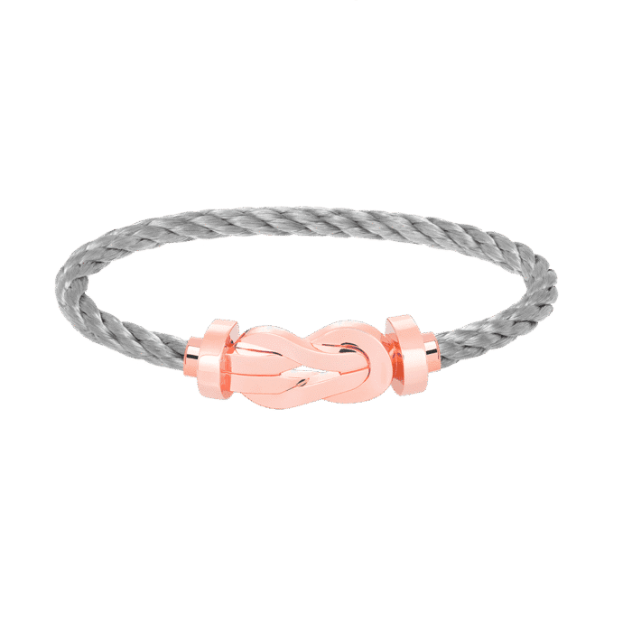 【Valeron Jewelry】CHANCE LARGE 8 FIGURE BUCKLE NO DIAMOND BRACELET ROSE GOLD - Image 1