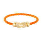 【Valeron Jewelry】CHANCE LARGE 8 FIGURE BUCKLE HALF DIAMOND BRACELET GOLD - Image 5