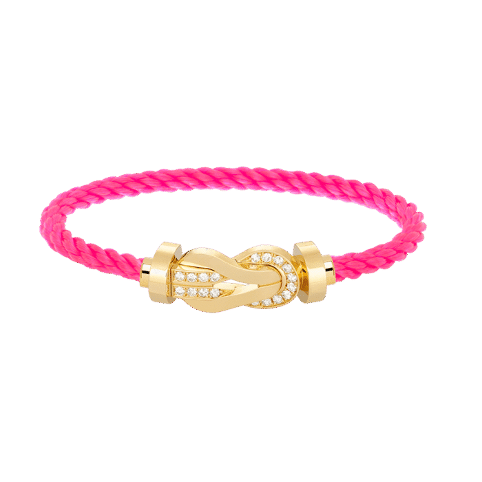 【Valeron Jewelry】CHANCE LARGE 8 FIGURE BUCKLE HALF DIAMOND BRACELET GOLD - Image 10