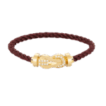 【Valeron Jewelry】CHANCE LARGE 8 FIGURE BUCKLE HALF DIAMOND BRACELET GOLD - Image 4