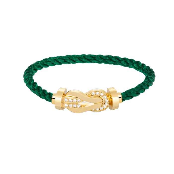 【Valeron Jewelry】CHANCE LARGE 8 FIGURE BUCKLE HALF DIAMOND BRACELET GOLD - Image 11