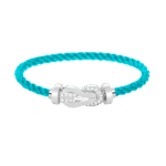 【Valeron Jewelry】CHANCE LARGE 8 FIGURE BUCKLE HALF DIAMOND BRACELET SILVER - Image 5