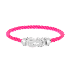 【Valeron Jewelry】CHANCE LARGE 8 FIGURE BUCKLE HALF DIAMOND BRACELET SILVER - Image 10