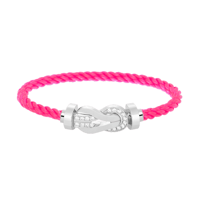 【Valeron Jewelry】CHANCE LARGE 8 FIGURE BUCKLE HALF DIAMOND BRACELET SILVER - Image 10