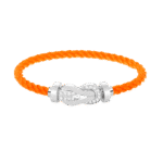 【Valeron Jewelry】CHANCE LARGE 8 FIGURE BUCKLE HALF DIAMOND BRACELET SILVER - Image 4