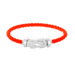 【Valeron Jewelry】CHANCE LARGE 8 FIGURE BUCKLE HALF DIAMOND BRACELET SILVER - Image 8