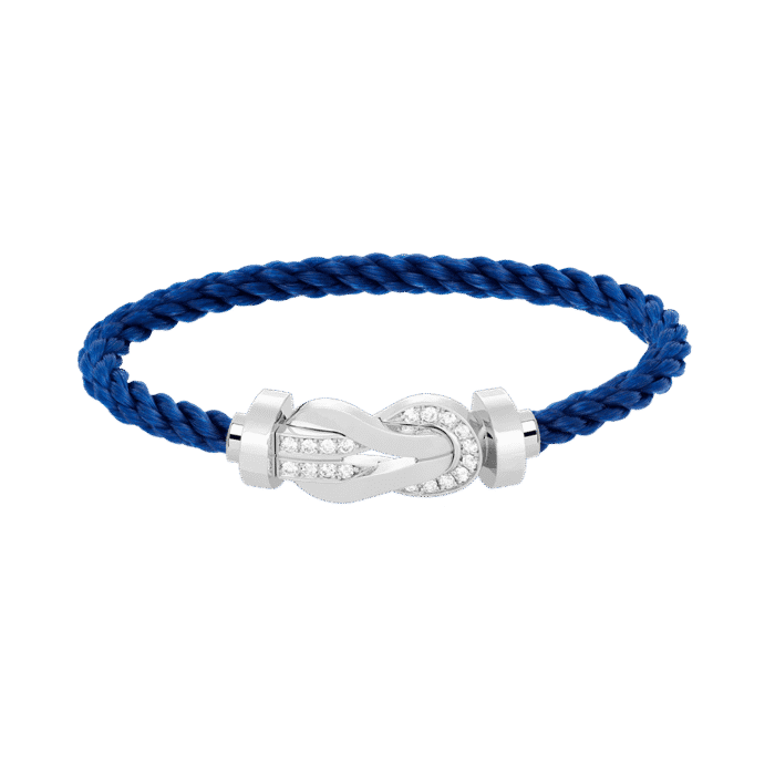 【Valeron Jewelry】CHANCE LARGE 8 FIGURE BUCKLE HALF DIAMOND BRACELET SILVER - Image 9