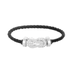 【Valeron Jewelry】CHANCE LARGE 8 FIGURE BUCKLE HALF DIAMOND BRACELET SILVER - Image 7