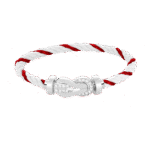 【Valeron Jewelry】CHANCE LARGE 8 FIGURE BUCKLE HALF DIAMOND BRACELET SILVER - Image 11