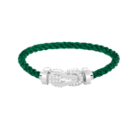 【Valeron Jewelry】CHANCE LARGE 8 FIGURE BUCKLE HALF DIAMOND BRACELET SILVER - Image 12