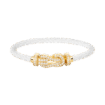 【Valeron Jewelry】CHANCE LARGE 8 FIGURE BUCKLE FULLDIAMOND BRACELET GOLD - Image 12