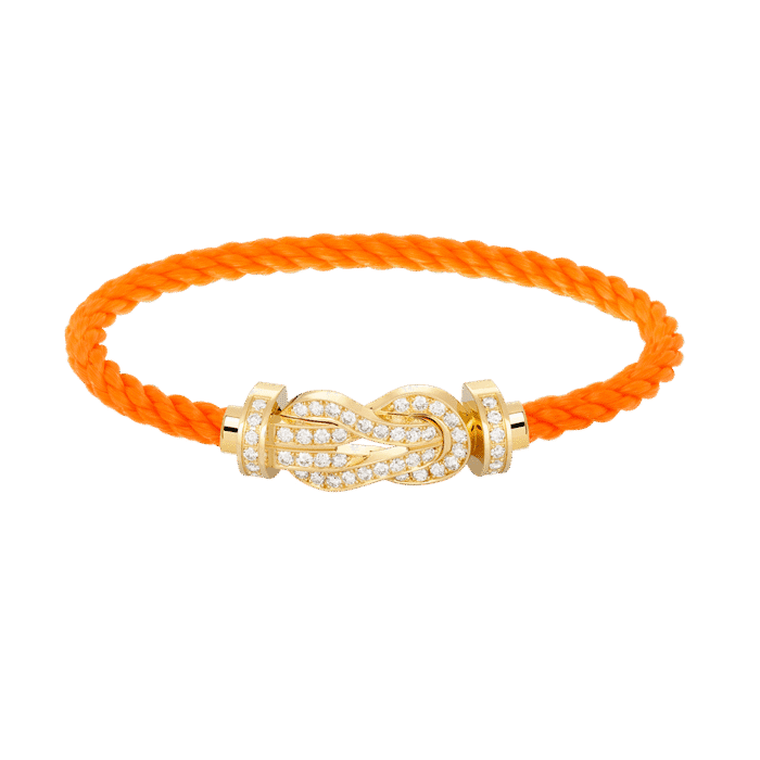 【Valeron Jewelry】CHANCE LARGE 8 FIGURE BUCKLE FULLDIAMOND BRACELET GOLD - Image 5