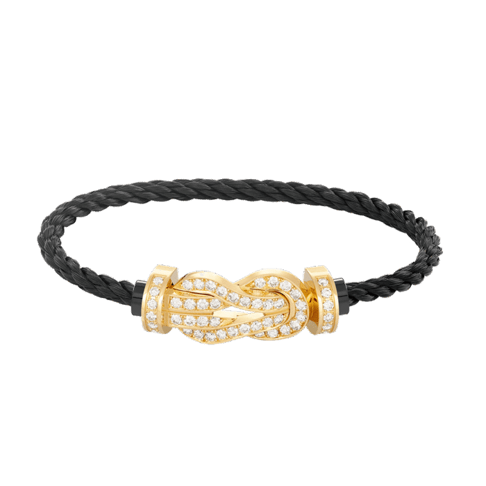 【Valeron Jewelry】CHANCE LARGE 8 FIGURE BUCKLE FULLDIAMOND BRACELET GOLD - Image 8