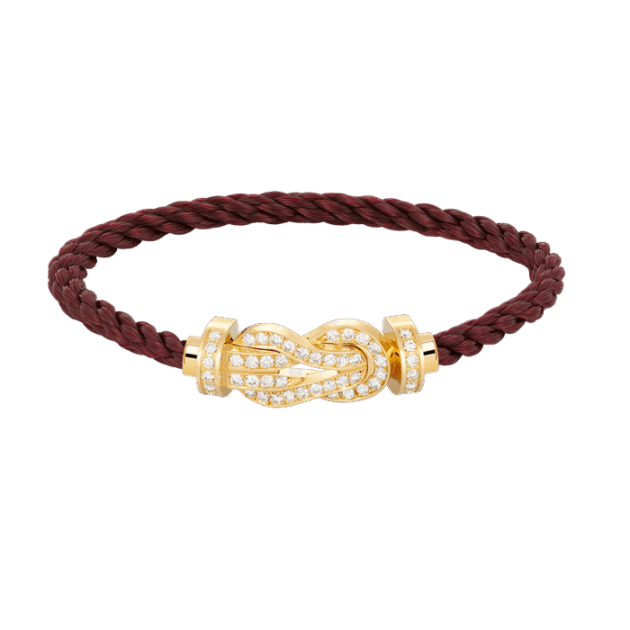【Valeron Jewelry】CHANCE LARGE 8 FIGURE BUCKLE FULLDIAMOND BRACELET GOLD - Image 4