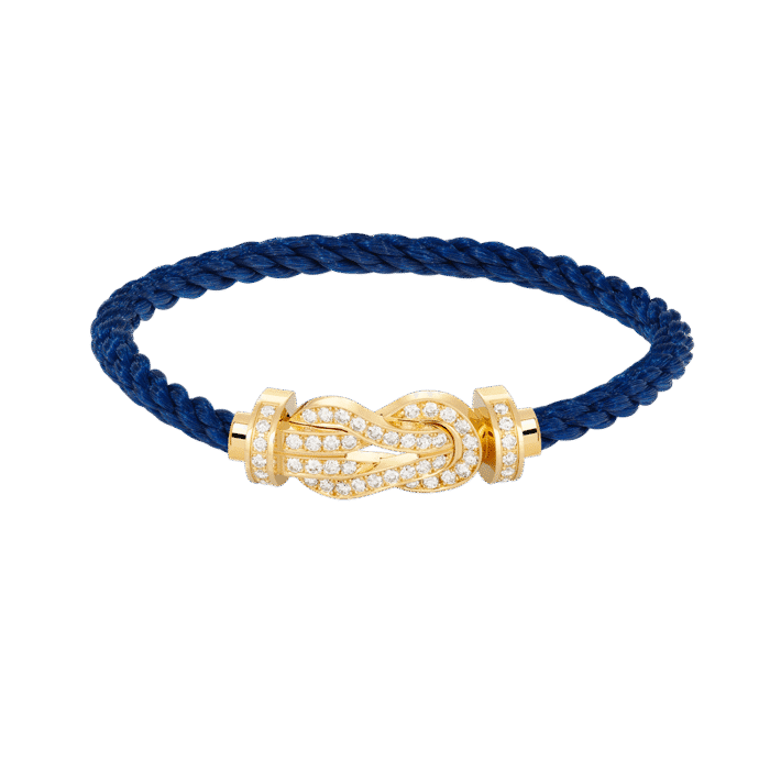 【Valeron Jewelry】CHANCE LARGE 8 FIGURE BUCKLE FULLDIAMOND BRACELET GOLD - Image 9