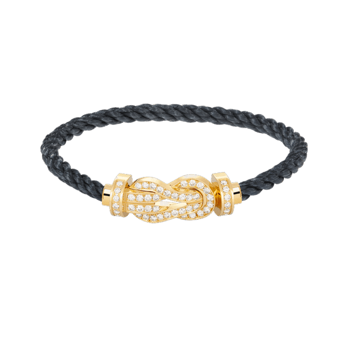 【Valeron Jewelry】CHANCE LARGE 8 FIGURE BUCKLE FULLDIAMOND BRACELET GOLD - Image 3
