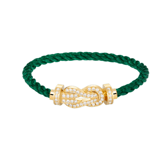 【Valeron Jewelry】CHANCE LARGE 8 FIGURE BUCKLE FULLDIAMOND BRACELET GOLD - Image 11