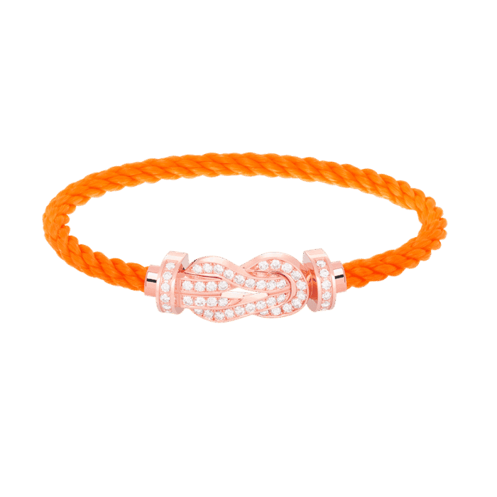 【Valeron Jewelry】CHANCE LARGE 8 FIGURE BUCKLE FULL DIAMOND BRACELET ROSE GOLD - Image 2