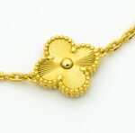 【Valerone Jewelry】CLOVER BRACELET 5 MOTIFS GOLD DIAMOND - Image 3