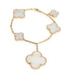 【Valerone Jewelry】MAGIC CLOVER MOP GOLD BRACELET 5 MOTIFS - Image 2