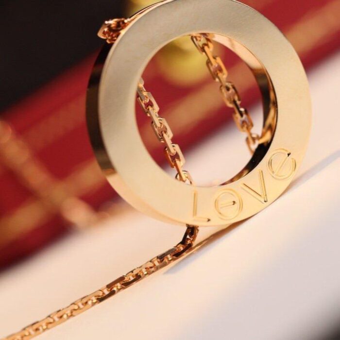 【Valleron Jewelry】LOVE NECKLACE ADJUSTABLE ROSE GOLD - Image 5