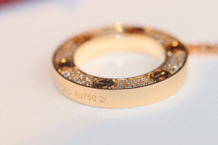 【Valleron Jewelry】LOVE NECKLACE ADJUSTABLE ROSE GOLD - Image 7