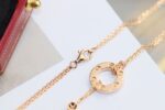 【Valleron Jewelry】LOVE NECKLACE ADJUSTABLE ROSE GOLD 2 DIAMOND - Image 7