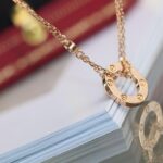 【Valleron Jewelry】LOVE NECKLACE ADJUSTABLE ROSE GOLD 2 DIAMOND - Image 4