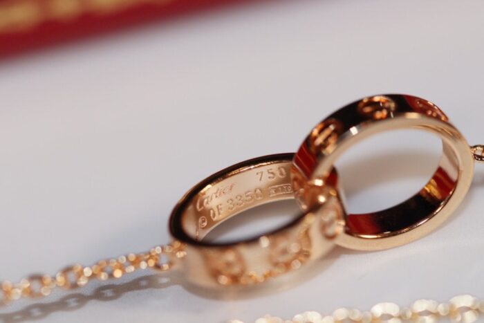 【Valleron Jewelry】LOVE NECKLACE PINK GOLD AND SILVER - Image 10