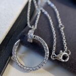【Valleron Jewelry】JUSTE NECKLACE SILVER DIAMONDS
