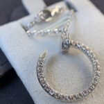 【Valleron Jewelry】JUSTE NECKLACE SILVER DIAMONDS - Image 7