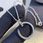 【Valleron Jewelry】JUSTE NECKLACE SILVER DIAMONDS - Image 8