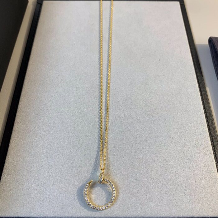 【Valleron Jewelry】JUSTE NECKLACE GOLD DIAMONDS - Image 6