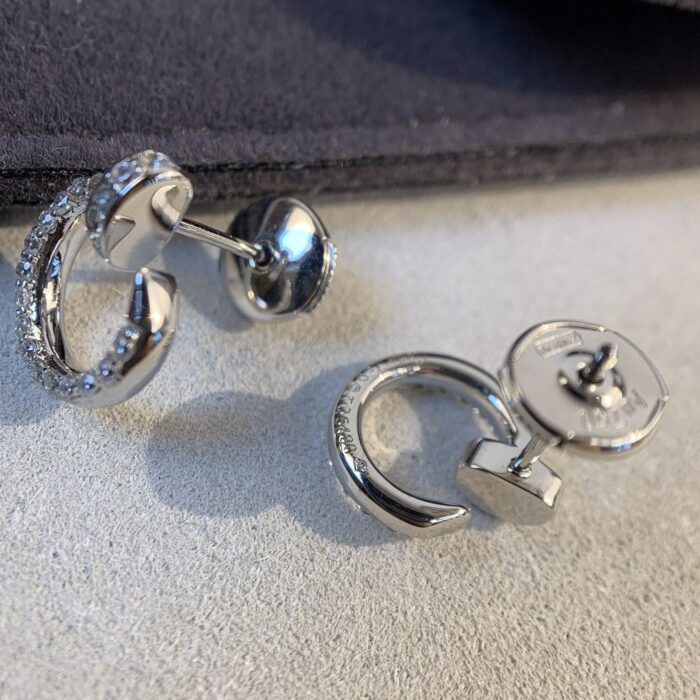 【Valeron Jewelry】JUSTE EARRINGS SILVER DIAMONDS - Image 3