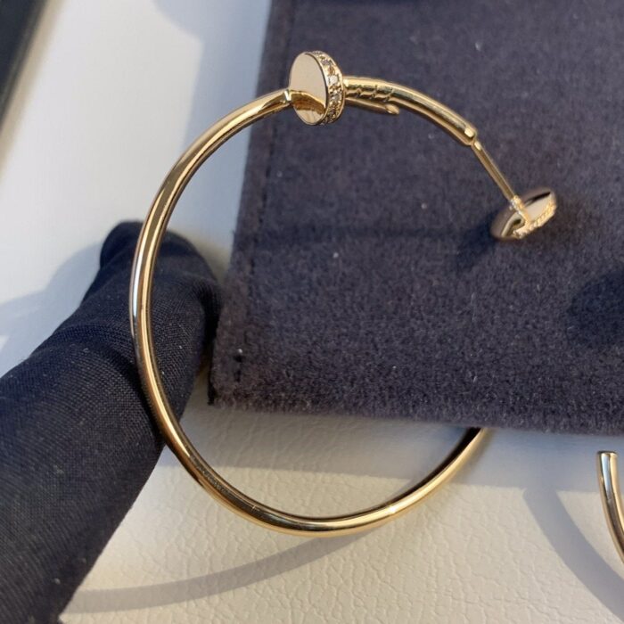 【Valeron Jewelry】JUSTE EARRINGS GOLD DIAMONDS 1.8MM - Image 3