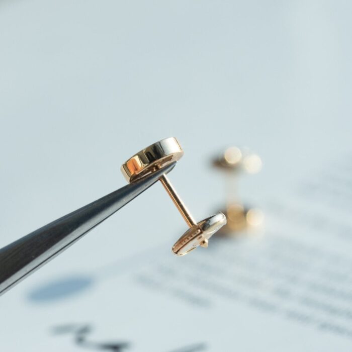 【Valeron Jewelry】LOVE EARRINGS PINK GOLD 10MM - Image 9