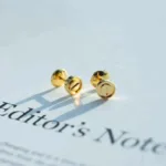 【Valeron Jewelry】LOVE EARRINGS GOLD 10MM - Image 5