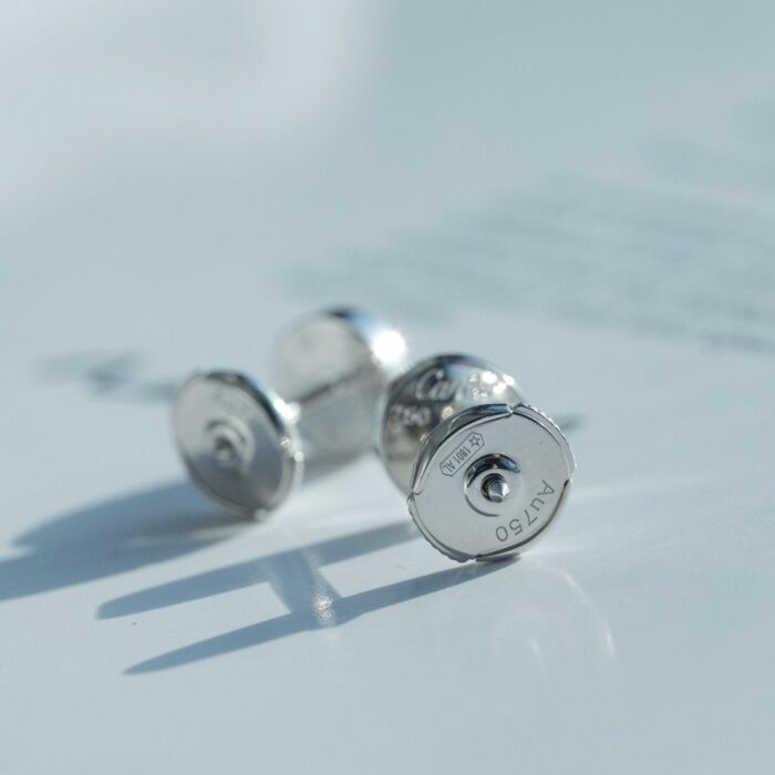 【Valeron Jewelry】LOVE EARRINGS SILVER 10MM - Image 4