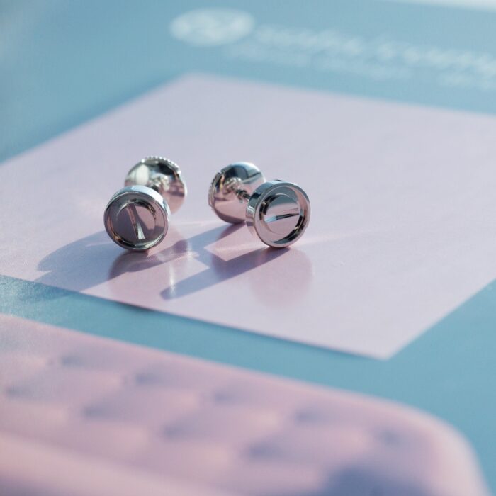 【Valeron Jewelry】LOVE EARRINGS SILVER 10MM - Image 8