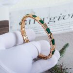 【Valeron Jewelry】SERPENTI BRACELET PINK GOLD MALACHITE - Image 4