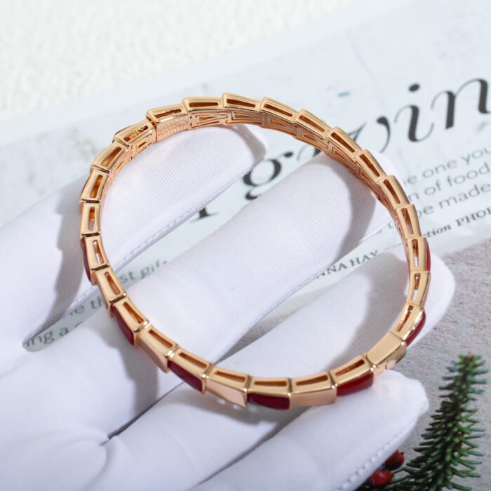 【Valeron Jewelry】SERPENTI BRACELET PINK GOLD RUBELLITE - Image 6