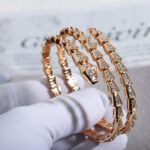【Valleron Jewelry】SERPENTI BRACELET PINK GOLD DIAMOND DOUBLE ROW - Image 3