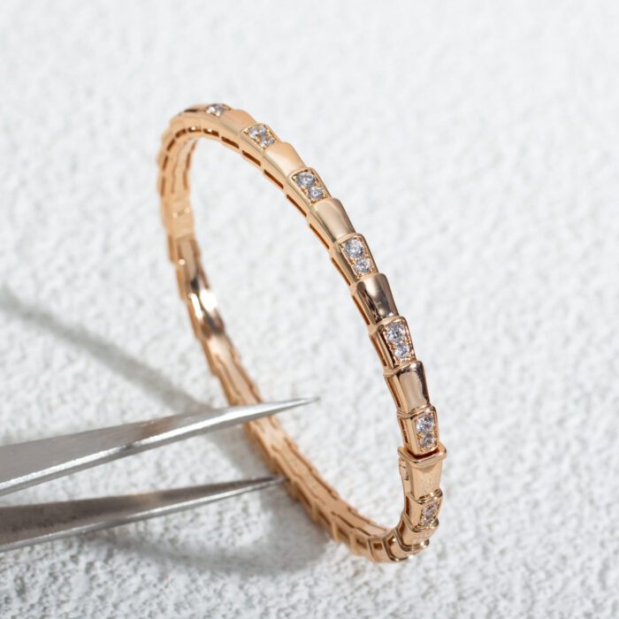 【Valeron Jewelry】SERPENTI BRACELET PINK GOLD DIAMOND - Image 1
