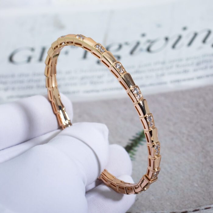 【Valeron Jewelry】SERPENTI BRACELET PINK GOLD DIAMOND - Image 4