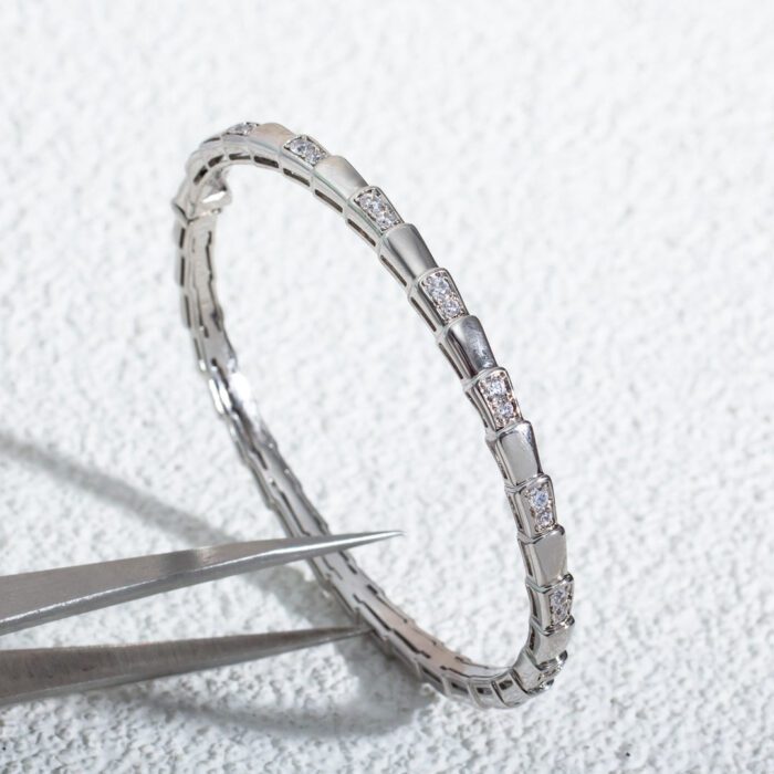 【Valeron Jewelry】SERPENTI BRACELET SILVER DIAMOND - Image 1
