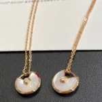 【Valleron Jewelry】AMULETTE ROSE GOLD MOP NECKLACE