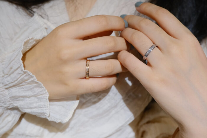 【Valeron Jewelry】LOVE RING 2.65MM DIAMOND - Image 5