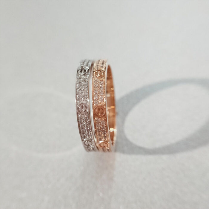 【Valeron Jewelry】LOVE RING 2.65MM DIAMOND - Image 9