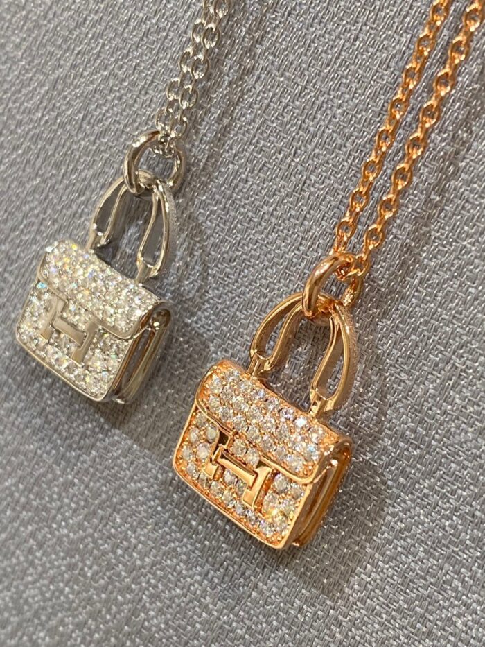 【Valleron Jewelry】CONSTANCE PEDANT DIAMOND NECKLACE - Image 7